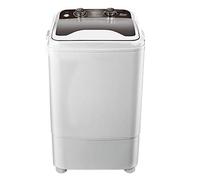 BLLXMX Mini Baby Portable Washing Machine, 7kg Capacity, Spin & Drain, Energy Efficient, Plastic Drum, Front Load, Freestanding, 50cm Depth
