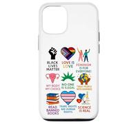BLM Human Rights Feminism Trans Science Books LGBTQ Kindness Case for iPhone 12/12 Pro