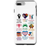 BLM Human Rights Feminism Trans Science Books LGBTQ Kindness Case for iPhone 7 Plus/8 Plus