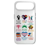 BLM Human Rights Feminism Trans Science Books LGBTQ Kindness Case for iPhone Air