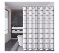 BLMAGS Quick-Drying Polyester Shower Curtain Multifunctional Thick Opaque And Easy To Clean For Home And Dormitory Use Shower Curtain washable(Wei,120 x 180cm)