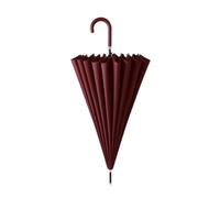BLMAGS Steel Pole Stick Umbrellas 24 Fiber Ribs Stick Umbrellas Automatic Stick Umbrellas Curved Handle Stick Umbrellas