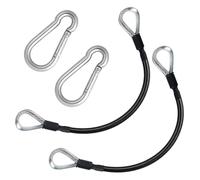 BLMHTWO 2PCS 10" Gym Cable Extension, Cable Machine Attachments