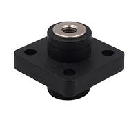 Blmirror 1Pc 120A Red and Black Through-Wall Terminal Energy Storage Terminal Copper Terminal Connector M6 Threaded Terminal(D)