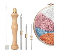 Blmirror 1Sets Punch Needle Needle Punch Tool,Rug Punch Needle with Simple to Use,for Embroidery Rug DIY Handmade Art Crafts