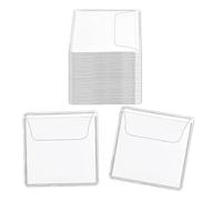 Blmirror 200Pcs Single Pocket Coin Sleeves Holders Clear PVC Coin Protectors Individual Plastic Coin Holders,2.2 X 2.2 Inch