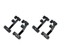 Blmirror 2Pair Metal Pull Rod Base Seat for C24 C14 C14K C24K 1/16 RC Car Upgrade Parts Black