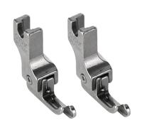 Blmirror 2Pcs Narrow Guide Presser Foot Industrial Lockstitch Sewing Machine Feet Zipper Universal Presser Feet Easy Install Easy to Use,CR1/16NS(0.2)