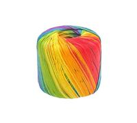 Blmirror 40G/Ball Colorful Lace Cotton Yarn Segmental Dyeing Gradient Yarn DIY Hand Knitting Crochet Garment Doll Lace Yarn Well-Made Easy to Use A