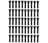 Blmirror 50Pcs Chicken Plucker Fingers, Rubber Hair Removal Stick Poultry Plucking Picker for Duck Quail Goose Easy Install Easy to Use Black