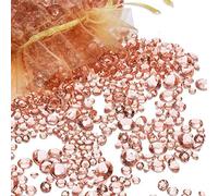 Blmirror 6000 Pcs Acrylic Diamonds Clear Table Scatter Crystals for Vase Filler Christmas Wedding Birthday Party Table Decor,A
