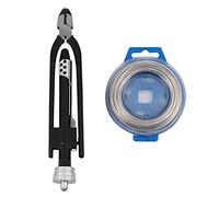 Blmirror 6inch Aircraft Safety Wire Twisting Pliers Set Lock Twist Twister Tool / 15M Roll 0.7mm Stainless Steel Safety Lock Wire