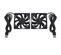 Blmirror 80mm 5V USB Fan 80mm 8cm 8015 Brushless DC Cooling Fan PC Computer Router Case Fan Cooler 2Pcs