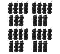 Blmirror 96 Pack Plastic Black Witch Candy Bowls Cauldrons,Pot with Handle,for Halloween, Easter, 's Day Party Favors