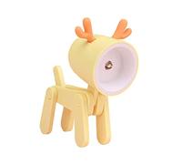 Blmirror Mini Night Light LED Adjustable Desk Book Light Cute Pet Light Eye Protection Table Lamp Home Room Decor,Deer Yellow