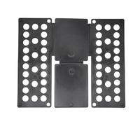 Blmirror Plastic Clothes Folding Board Kids Laundry Folder Shirt Folding Board Home Storage Tool for Kid Children Adults Black