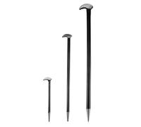 Blmirror Rolling Head Pry Bar Set Ladies Foot Mechanical Pry Bar,Car Pry Bar,Heel Lever 6 Inches 12 Inches 16 Inches,3PCS Easy Install Easy to Use