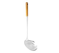 Blmirror Skimmer Ladle, 17Inches Spatula for Wok, Stainless Steel Colander