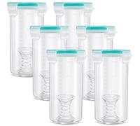 Blmirror Touch Up Paint Container Touchup Cups Paint Storage Cups with Lids Paint Storage Containers Airtight Paint Container 6Pc