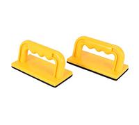 Blmirror Wood Cutting Push Up Stick Block 2-Pack Set - Angle Handle Foam Pad Holder Blocks for Cutting On Jointer, Table Saw