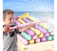 BLmukce 16 Pack Water Guns for Kids, Pull-Out Design Water Blaster Soaker, Creative Fireworks Spray Effect, Summer Pool Beach Party Favors, Outdoor Toy Guns for Boys Girls Adults