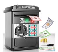 BLmukce Electronic Piggy Bank Money Saving Box ATM Toys, Educational Gift for 6 7 8 9 10 11 12 Year Old Girls & Boys