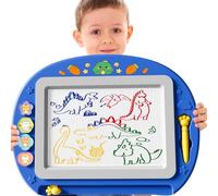 BLmukce Extra Large Magnetic Drawing Board Toy for Kids Age 3-7 Years, Erasable Board with 4 Colors, Educational Learning Toy, Birthday Gift for 3 4 5 Year Old Girls & Boys (Blue)