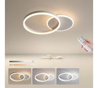 BLMYL LED Ceiling Light, Creative LED Ceiling Lamp 3000K - 6000K，36W 3600lm, Dimmable with Remote Control，55CM Modern Ceiling Lights for Bedroom, Children's Room, Kitchen, Hallway