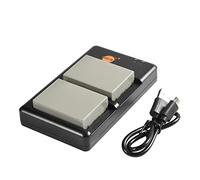 BLN-1 (Pack of 2) Rechargeable Battery Battery and Dual Charger Compatible with BCN-1, Olympus OM-D E-M1, OM-D E-M5, Pen F, Pen E-P5, OM-D E-M5 Mark II