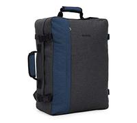 Blnbag M3 - Cabin Size Backpack, Easyjet Hand Luggage Backpack, Travel Backpack with Laptop Compartment 17 Inch, Convenient Packing Like Suitcase, 35 Liters, Black Anthrazit