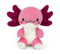 Blnboimrun Squeaky Dog Toys for Aggressive Chewers, Interactive Puppy Toys with Squeaker & Crinkle Paper, Double Layer Durable Plush Axolotl for Small Medium Large Dogs Indoor Outdoor Play