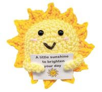 BLNC Knitted sun doll, a farewell gift full of positive energy Birthday anniversary and encouragement gift for friends family colleagues and classmates