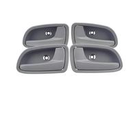 BLNETU 82650-FD000 82620-FD000 82610FD000 82620FD000 Left Right Inside Interior Door Handles for KIA for Rio 1.6L 2003 2004 2005 (LH RH 4PCS)