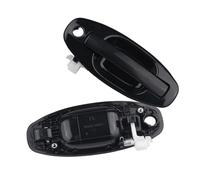BLNETU Black ABS Car Accessories Front Rear Left Right Exterior Door Handles Kit for Hyundai for Santa Fe 2001-2006 83660-26000 83650-26000(Front Left)