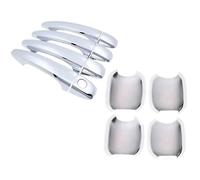 BLNETU Car Chrome Door Handle Cover for Citroen for C-Elysee 2012 2013 2014 2015 2016 2017 2018 2019 2020 2021 2022 2023(Handle Bowl 4Door)