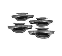 BLNETU Car Door Handle Cover Bowl Trim Styling for VW for Sharan 2011-2016(Carbon Handle-Bowl)