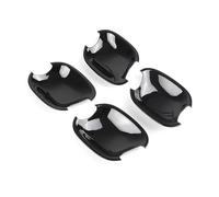 BLNETU Car Exterior Door Handle Doors Bowl Cover Trim for A4 B9 A5 2017 2018 2019 LHD(BrightBlack DoorBowl)