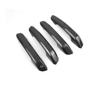 BLNETU Car Exterior Door Handle Doors Bowl Cover Trim for A4 B9 A5 2017 2018 2019 LHD(Carbon Style Handle)