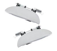 BLNETU Car Exterior Door Handles 8265001000 8266001000 Left Right Exterior Door Handle Chrome for Hyundai for Atos 1997 1998 1999 2000 2001 2002 (1 Pair Front)