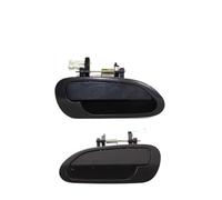 BLNETU Car Exterior Door Handles for Accord 2.0 2.3 3.0 1998 1999 2000 2001 2002 2Pcs/Set Front and Rear Exterior Outside Door Handles Set Black (2 Pcs Rear)