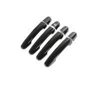 BLNETU Car Exterior Door Handles for Citroen DS4 2010-2018 ABS Carbon Fiber Set Sticker Chrome Door Handle Cover Trim (Handle 4 Door C)