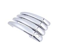 BLNETU Car Exterior Door Handles for Citroen for Berlingo B9 2009 2010 2011 2012~2018 Car Door Handle Cover Decoration Chrome Paint (Handle 1 Keyhole)