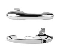 BLNETU Car Exterior Door Handles for Fiat 500 2012-2018 Car Drive Outer Exterior Door Chrome Handle Left Right 68069942-AB 68069942-AC (2pcs)
