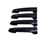 BLNETU Car Exterior Door Handles for Hyundai for Sonata 2006 2007 2008 2009 2010 2.4L 3.3L 1/2/4 Pcs Black/Chrome Exterior Car Door Handle Front Rear Left Right (4 Pcs Without Caps)