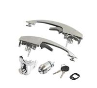 BLNETU Car Exterior Door Handles for VW for Beetle 1973-2004 111837205J 1BM827503 1BM837205 1 Set Exterior Car Door Handle (1BM827503)