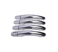 BLNETU Car Exterior Door Handles for VW for Passat B5 B5.5 MK5 1996~2005 Gloss Black Chrome Car Door Handle Covers Styling Stickers (A)