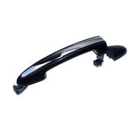 BLNETU Chrome Black Outer Door Handle for Hyundai for Santa Fe 2007-2012 826512B000 826612B000 836512B000(Rear Left)