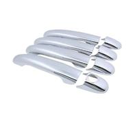 BLNETU Chrome Car Door Handle Cover Trim Catch Cap for VW for Sharan for Scirocco 1995-2010(4Door 1 Keyholes)