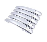 BLNETU Chrome Exterior Door Handle Cover Trim for Citroen for Jumpy for Dispatch 2007 2008 2009 2010 2011 2012 2013 2014 2015 2016(Handle 2 Keyholes)