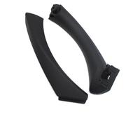 BLNETU for 3 Series E90 E91 E92 316 318 320 325 328i LHD RHD Interior Door Pull Handle Kit with Cover Trim Assenmely (Black Right)